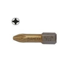 Punta titanio pozidriv 1/4" 25 mm Bahco