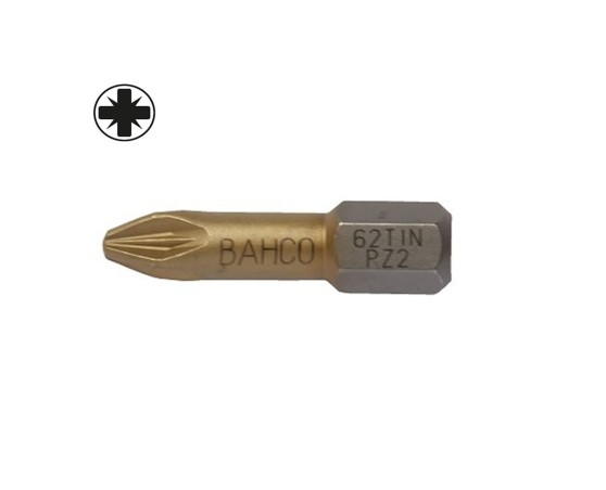 Punta titanio pozidriv 1/4" 25 mm Bahco