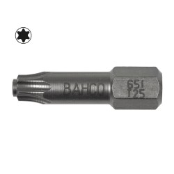 Punta acero inoxidable TORX 1/4" 25 mm Bahco