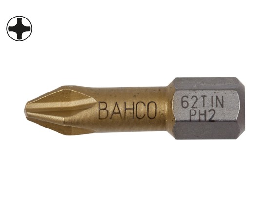 Punta titanio phillips 1/4" 25 mm Bahco
