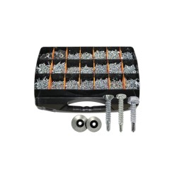 Maletín tornillos autotaladrantes DIN-7504K/P/N cincados