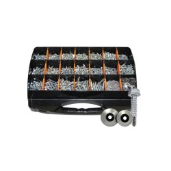 Maletín tornillos autotaladrantes DIN-7504K cincados