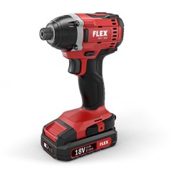 Atornillador impacto FLEX 1/4" 18V 2.5  SET
