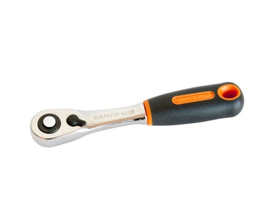 Llave de carraca reversible 1/4" Bahco reducida 72 dientes