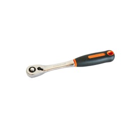 Llave de carraca reversible 3/8" Bahco reducida 72 dientes