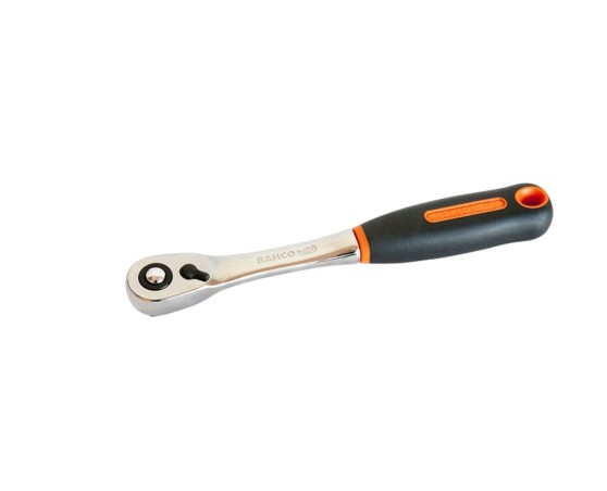 Llave de carraca reversible 3/8" Bahco reducida 72 dientes