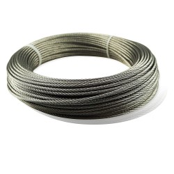 Cable de acero 7x19+0 inoxidable A4