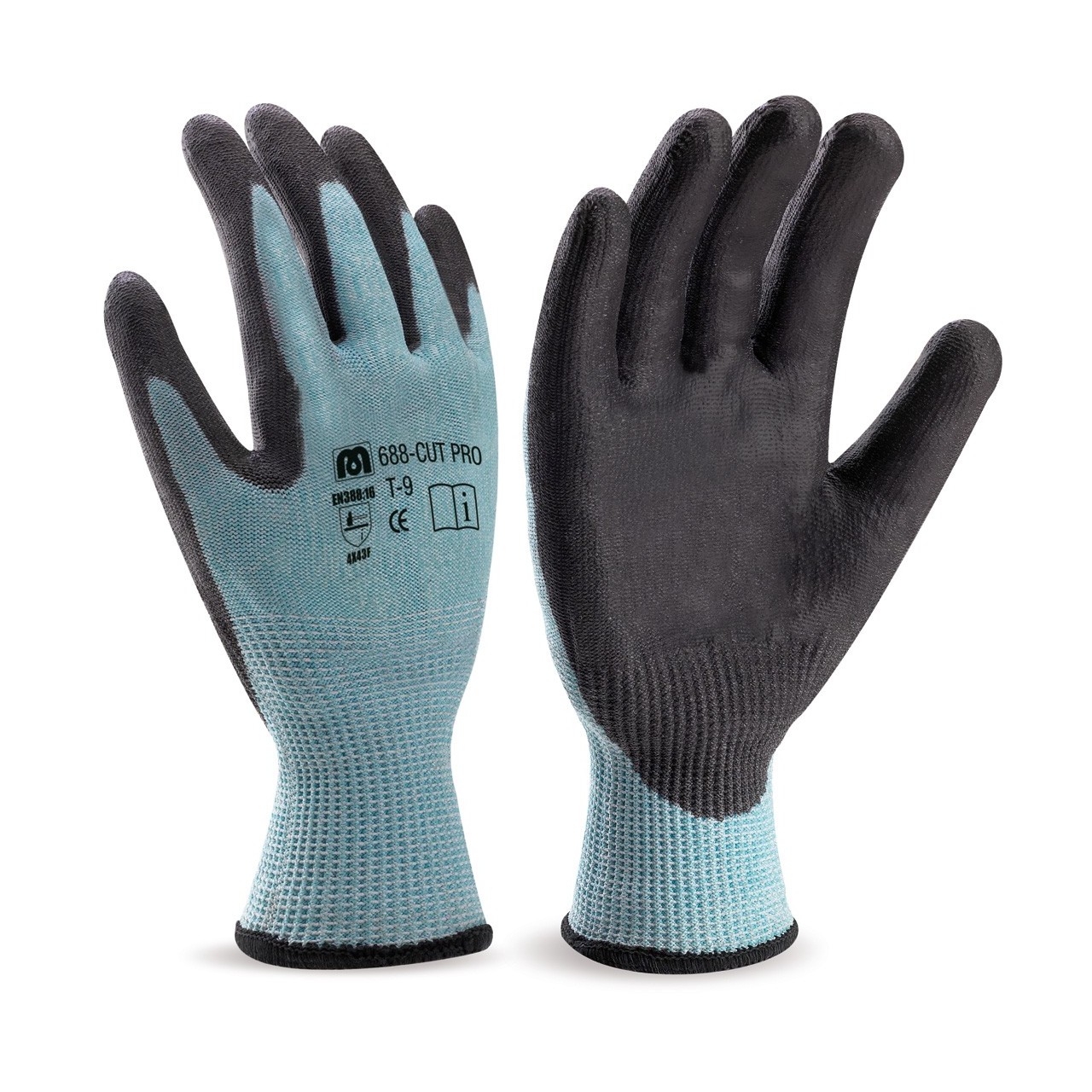Guantes Fibra HPPE con PU Marca 688
