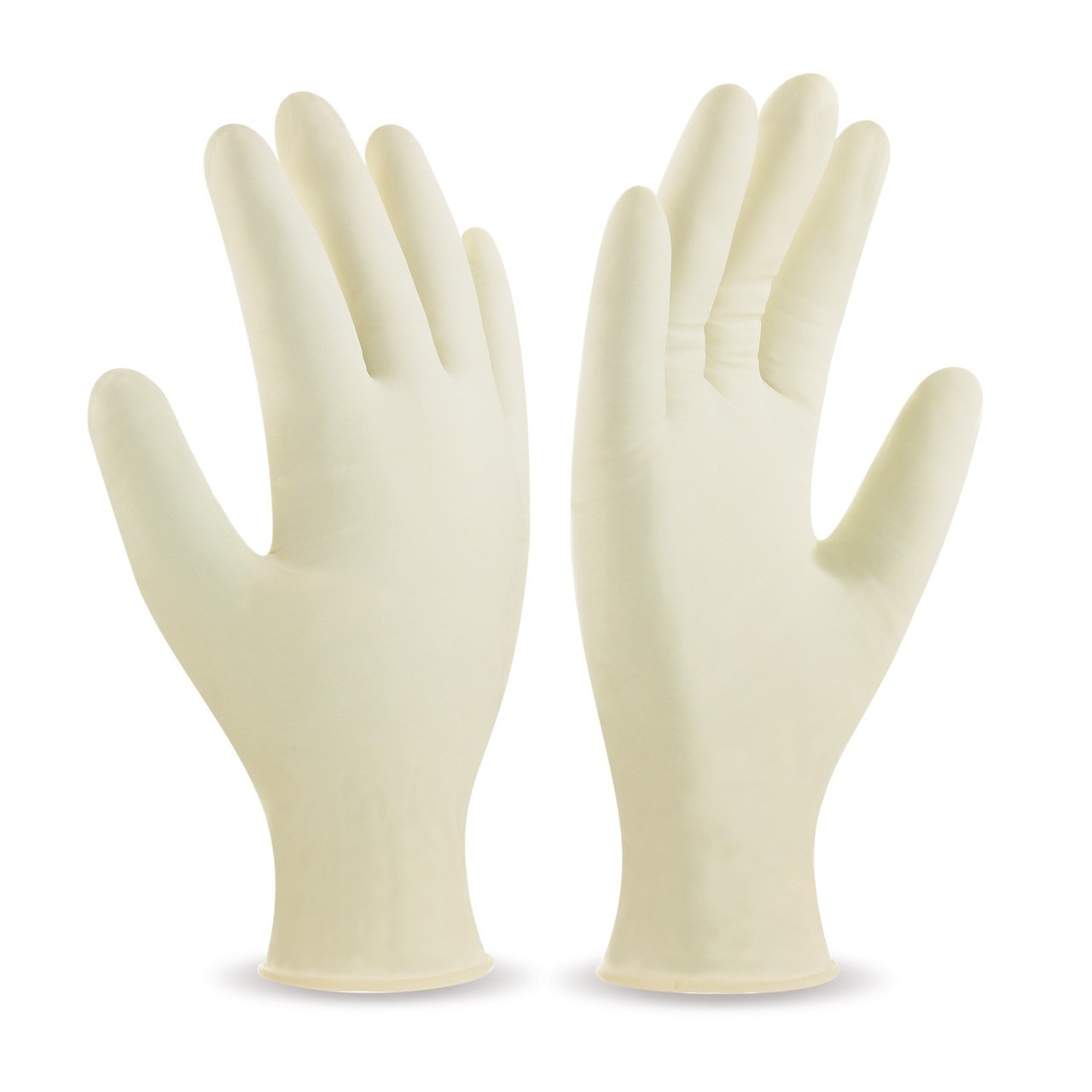 Guantes desechables látex empolvado 