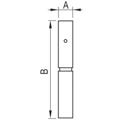 Pernio 2 cuerpos con rodamiento axial Pernio 2 cuerpos con rodamiento axial