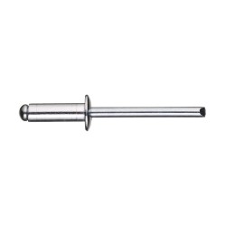 Remache tubular DIN-7337 estándar aluminio/acero (Uds)