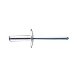 Remache tubular DIN-7337 cabeza ancha aluminio (Uds)