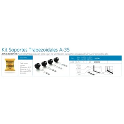 Kit silentblocks trapezoidales A35 Kit silentblocks trapezoidales A35