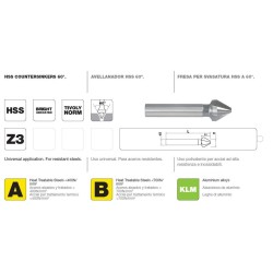 Avellanador Tivoly HSS 60º
