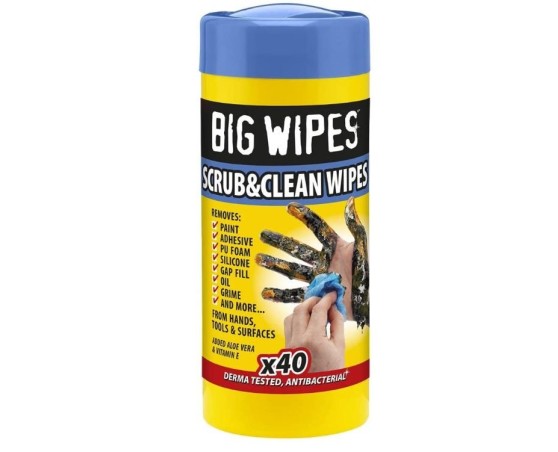 Bote toallitas limpiadoras antibacterianas Big Wipes