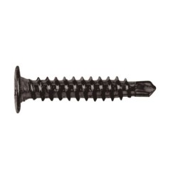 Tornillo broca cabeza extraplana ZN Negro CET (CAJA)