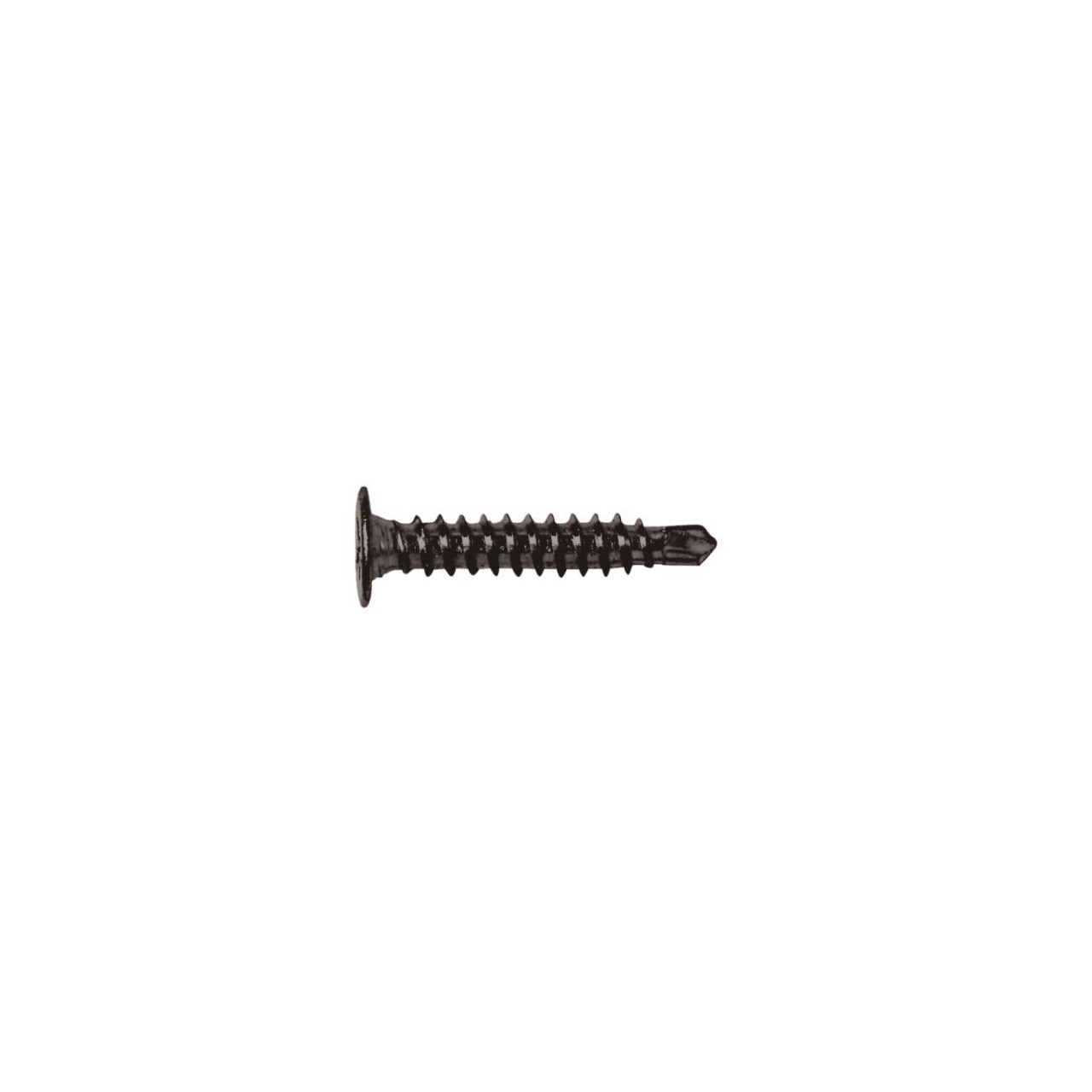Tornillo broca cabeza extraplana ZN Negro CET (CAJA)