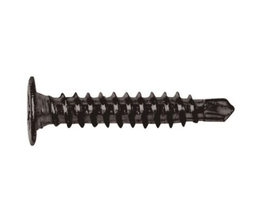Tornillo broca cabeza extraplana ZN Negro CET (CAJA)