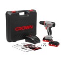 Atornillador taladro Crown batería 12V