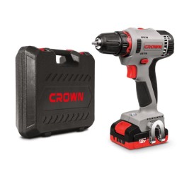 Taladro atornillador batería Crown 12V/2Ah