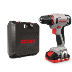 Atornillador taladro Crown batería 12V