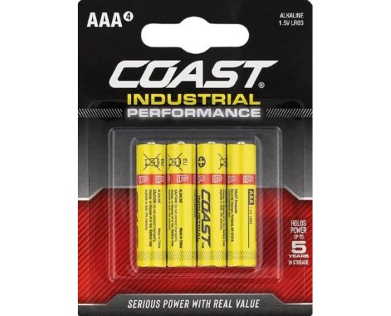 Pack pilas 4 unidades Coast AAA