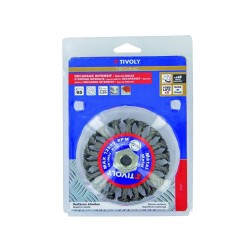 Cepillo cónico metal tivoly para amoladora Cepillo cónico metal tivoly para amoladora