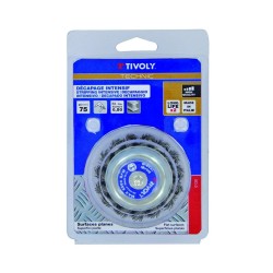 Cepillo taza metal tivoly para taladro