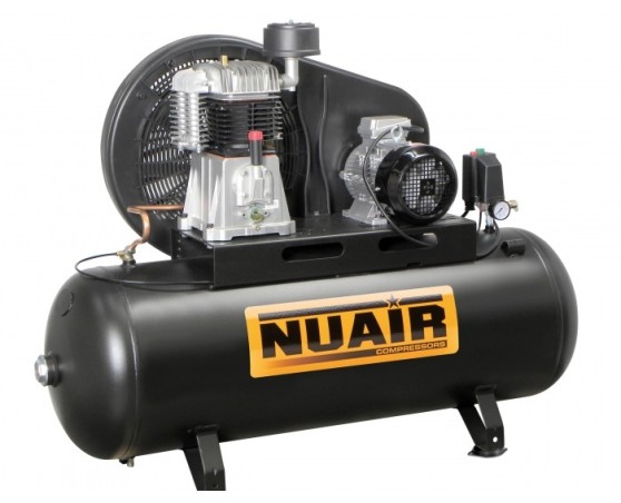 Compresor de pistón fijo Nuair NB5 5,5cv 270L 11bar