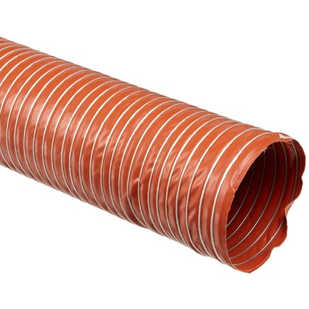 Tubo succión silicona fibra de vidrio doble capa (Rollo)