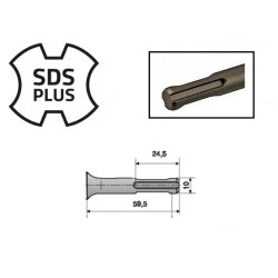 Cincel pala cuchara SDS PLUS Cincel pala cuchara SDS PLUS