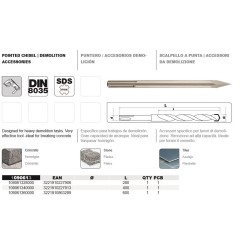 Puntero DIN-8035 SDS-Max Tivoly