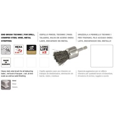 Cepillo cilíndrico pincel Tivoly hilo ondulado 0,5