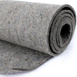 Fieltro de lana gris 75%
