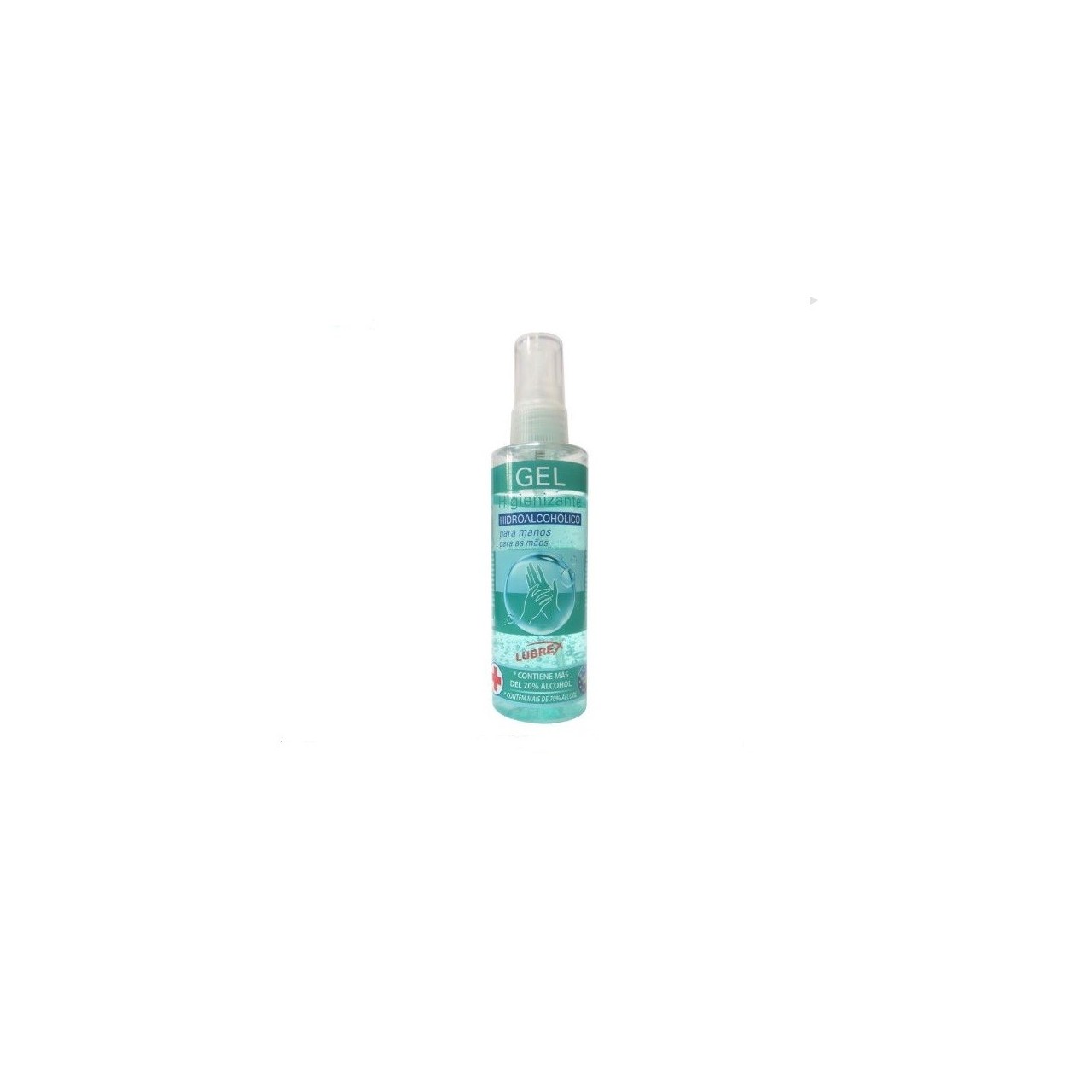 Bote gel hidroalcohol 100 ml pulverizador