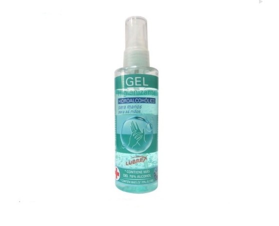 Bote gel hidroalcohol 100 ml pulverizador