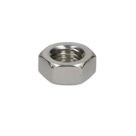 Tuerca hexagonal DIN-934 inoxidable izquierda