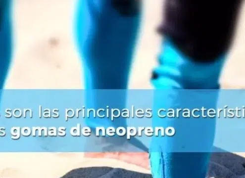 Estas son las principales características de las gomas de neopreno
