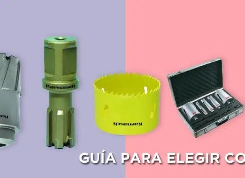 Guía completa con todos los usos de las coronas de perforación
