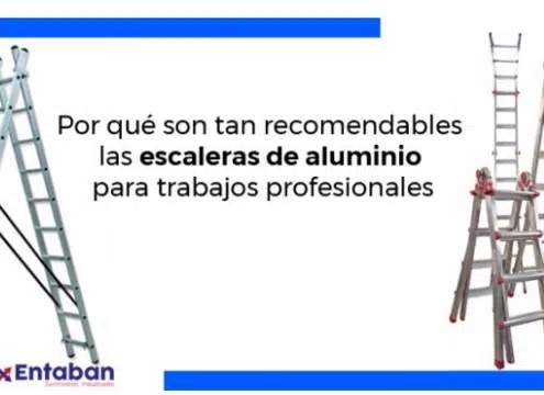 Por qué son tan recomendables las escaleras de aluminio para trabajos profesionales
